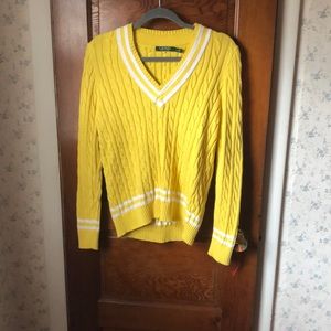 Bright yellow Ralph Lauren Sweater